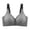 Black, variant on Maplenight Front Closure Bras for Women Plaid No Underwire Full Coverage Support Bralettes Comfy Breathable Push up Bras