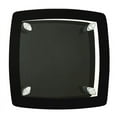 thumbnail image 4 of Benzara Square Glass Top Counter Height Dining Table with Metal Legs, 4 of 4