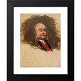 thumbnail image 2 of Tadeusz Ajdukiewicz 19x24 Black Modern Framed Museum Art Print Titled - Portrait of an Old Man, Sketch (1880-1900), 2 of 5