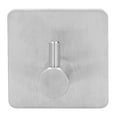 thumbnail image 1 of Metal Bathroom Coat Hook, Viscose Nonpunch Hook Single Hook Antirust Strong Adhesion  For Wardrobes For Lime  For Refrigerator Doors For Laminates, 1 of 8