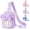 Purple, variant on Initial Crossbody Bags for Girls Women, Travel Sling Gift Bag for Kids, Cute Backpack, Birthday Gifts for Girls, Travel Essentials, Purple, A