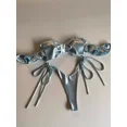 thumbnail image 1 of UETEEY-traje de baño de corte alto con cordones para mujer, bañador Sexy sin tirantes, Bikini con textura recortada, conjunto de Bikini plisado con lazo, 1 of 5