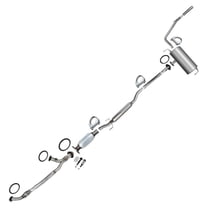 Northeastern Exhaust | Stainless Steel EPA-Approved Catalytic, Front Pipe, Resonator, Muffler & Tail Pipe Exhaust System Kit Fits Toyota Sienna 2004–2006 3.3L FWD | Minivan | Direct-Fit