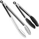 thumbnail image 1 of Set Of 2 Cooking Tongs,18/8 Stainless Steel An Silicone Rubber Grips With 600of High Heat-resistant,kitchen Utensils,cooking Utensils For Grill,sala,b, 1 of 5