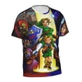 thumbnail image 3 of The Legend of Zelda T Shirt 3D Printed Crewneck Graphic Short Sleeve Tees for Mens, 3 of 5