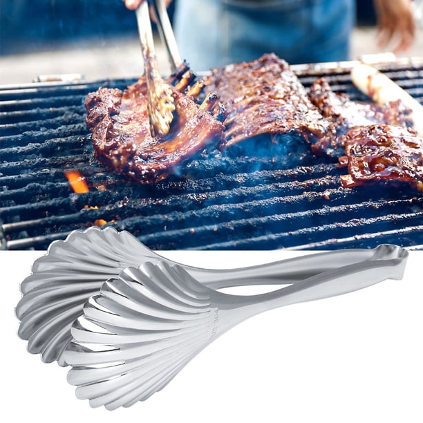 Clip para ensalada, utensilios de cocina Pinzas para ensalada de acero inoxidable Clip para alimentos de acero inoxidable Funcionamiento suave Jadeshay A
