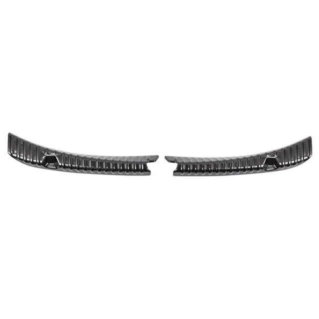 Ndcxsfigh 2 Uds Cubierta Placa Protectora Parachoques Trasero Interior Coche Acero Inoxidable para Tesla Modelo 3