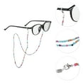 thumbnail image 3 of Unique Bargains 1 Pc Eyeglass Chain Glasses Chain Beaded Pattern 70cm L Blue, 3 of 5