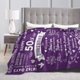 thumbnail image 2 of LHSHID Dinosaurs and The Woods Blanket Flannel Soft and Comfortable Anti static Bed Sofa Blanket 50x60in, 2 of 6