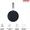thumbnail image 4 of Vinod Hard Anodized Cookware 28 CM Griddle / Crepe Pan - Tawa - 11", 4 of 4