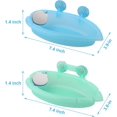 thumbnail image 2 of Caja de baño para pájaros con espejo, bañera portátil para colgar loros, baño para pájaros pequeños, suministros de limpieza (azul (A)+verde), 2 of 4