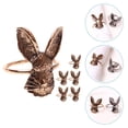 thumbnail image 4 of CIMAXIC thanksgiving 6pcs Napkin Rings Thanksgiving Party Napkin Holders Metal Rabbit Serviette Rings,1.81"X1.65"X1.57", 4 of 5