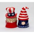 thumbnail image 5 of Ceramic Patriot Gnome Salt and Pepper Shakers, July 4th Decor, Independence Day Decor, Fairy Garden Decor, Patriotic Gift, Gnome Collector Gift, 5 of 5