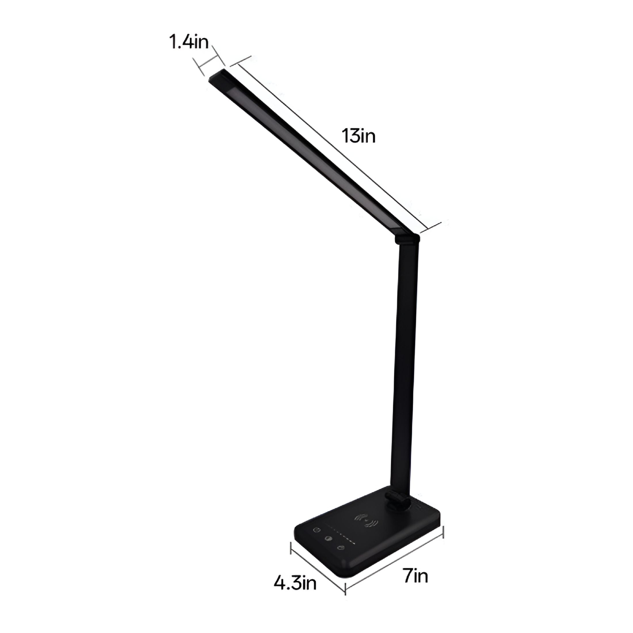 HIBIBUD Crafts Desk Lamp For Home Office,Touch Control Light With Memory Function,Non-Flickering Lighting For Reading,Sewing,Crafts,School Supplies,Puzzle Light