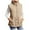 Khaki, variant on Fartey Womens Winter Outerwear Vest Dressy Casual Button Down Zip Up Padded Gilet Drawstring Sleeveless Jackets Coats with Pockets