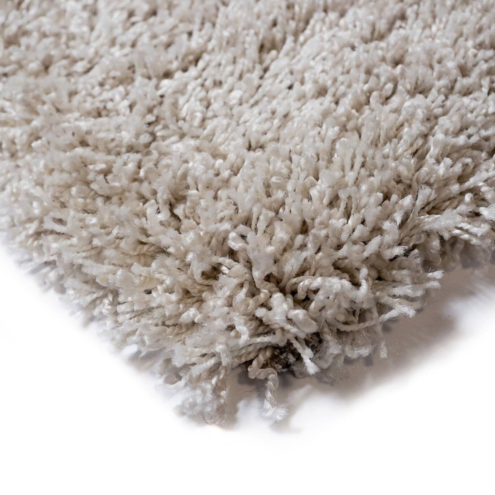 Gertmenian Ultimate Shag Solid Color Oatmeal Indoor Area Rug, 5x8