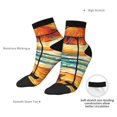 thumbnail image 6 of Rocae Beach Umbrella Sunset for Premium Adult Socks,Comfortable, Breathable, and Durable Socks, Perfect for Everyday Wear, 6 of 7