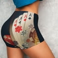 thumbnail image 5 of Yiaed Casino Poker Chips Print Women's Athletic Shorts Running Shorts Sporty Short High Waisted Elastic Workout Shorts for Yoga Gym Running & Sports -Large, 5 of 8