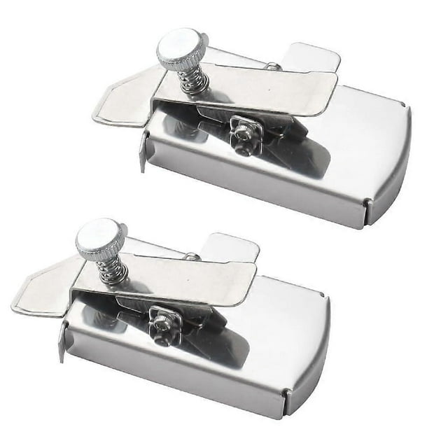 2 Pack Magnetic Seam Guide for Sewing Machine, Multifunctional Hemmer Ruler for Straight Line Hems, Upgraded Design