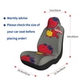 thumbnail image 4 of Naloa Dinosaur Super Hero Cartoon Car Seat Covers 2PCs Front Car Seat Covers Universal fit for Most Cars SUVs and Trucks - 2 PCS, 4 of 5