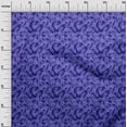 thumbnail image 3 of oneOone Velvet Blue Fabric Tropical Sewing Craft Projects Fabric Prints By Yard 58 Inch Wide, 3 of 5