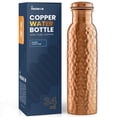 thumbnail image 1 of Botella de agua Moscow-Mix de cobre ayurvédico de 1 litro hecha a mano, 1 of 9