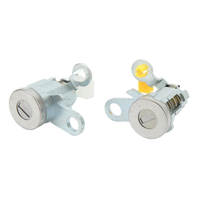 Kit de cilindro de cerradura de puerta delantera 1 par de cilindros de cerradura de puerta de recogida de funcionamiento suave antideformación a prueba de herrumbre de alta ANGGREK Otros