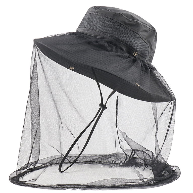 Head Net Hat, Safari Hat Sun Hat Bucket Hat with Hidden Net  display picture 2