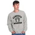 thumbnail image 5 of Christmas Presents Gangster Wrapper Sweatshirt for Men or Women Brisco Brands M, 5 of 6