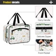 thumbnail image 4 of Travel Toiletry Bag with Metal Hook Large Capacity Cosmetic Bag Toiletry Bags for Travel, Gym, Camping Cute Farmyard Pattern, 4 of 9