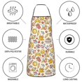 thumbnail image 6 of Sikiie Coffee Donuts Aprons for Kitchen Cooking Aprons, Chef Apron for Men Women Chef, 6 of 7