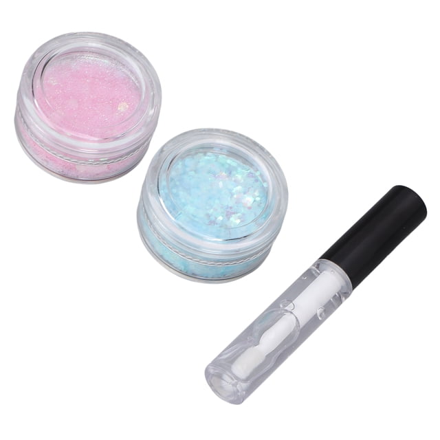 Purpurina Gruesa Multifuncional 2 Colores Pintura Corporal para la Cara Tatuaje Copos de Purpurina para Cosplay Maquillaje Festival Arte Escenario Fiesta ANGGREK Otros