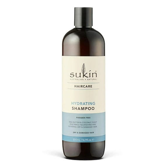 Sukin Natual Hair Care Hydrating Shampoo for Damaged Hair, 16.9 Oz
