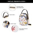thumbnail image 4 of FORMRS Crossbody Bag for Women Quilted Travel Shoulder Cell Phone Purse with Chain Strap Handbag, Tropical Rhythm, 4 of 7