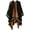 Blackorange, variant on ZhangBaoLin Women Shawl Wrap Cardigan Open Front Poncho Cape Sweater Coat Fashion Wool Travel Blanket