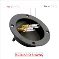 thumbnail image 4 of 200 Piezas Conector Banana 24K Cobre Chapado en BFA 4Mm Conector Banana Macho Altavoz Enchufe Audio Altavoz Cable Enchufe, 4 of 5