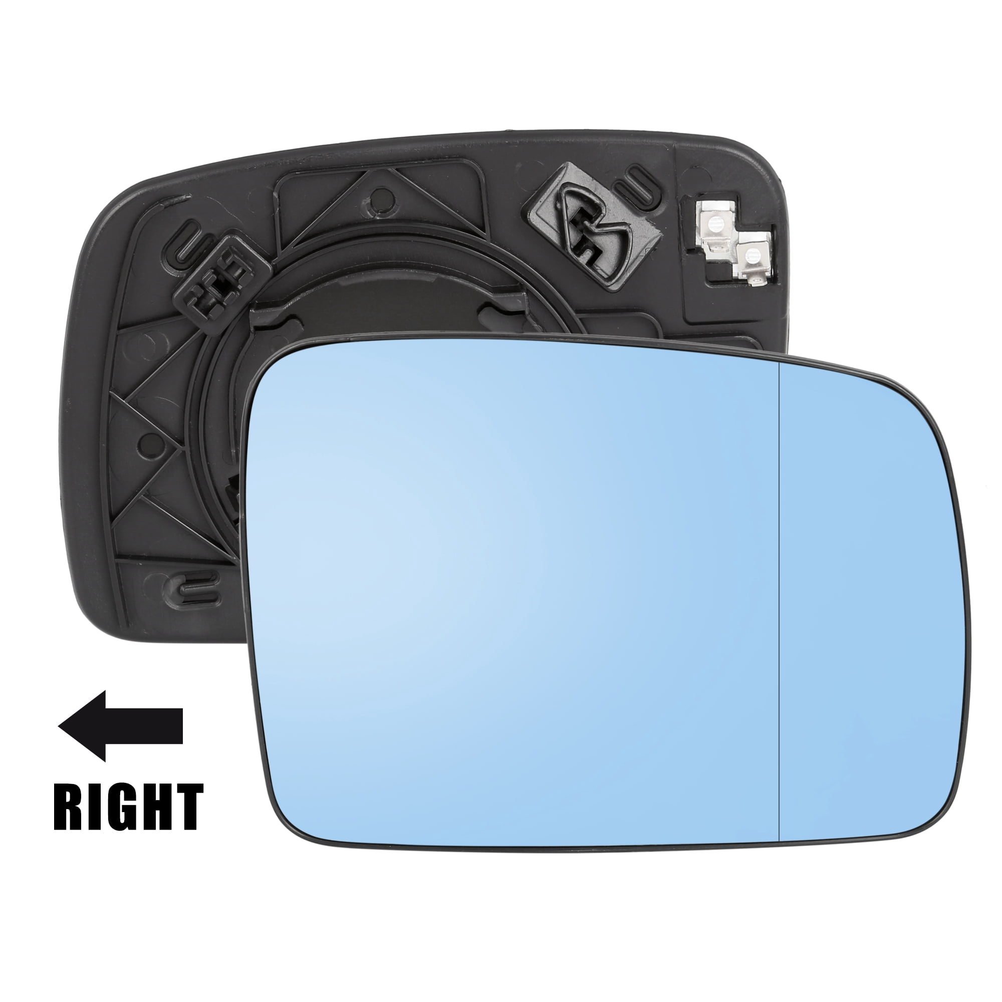 Unique Bargains Right Mirror Glass Heated Backing Plate