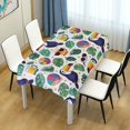 thumbnail image 4 of Yayeee Tablecloths 60" x 60" Rectangle Wrinkle Resistant Party Table Cover, Vibrant Toucans Pattern, 4 of 8