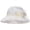Beige, variant on French Style Bucket Hat with Flower Summer Bowler Hat Elegant Church Hat