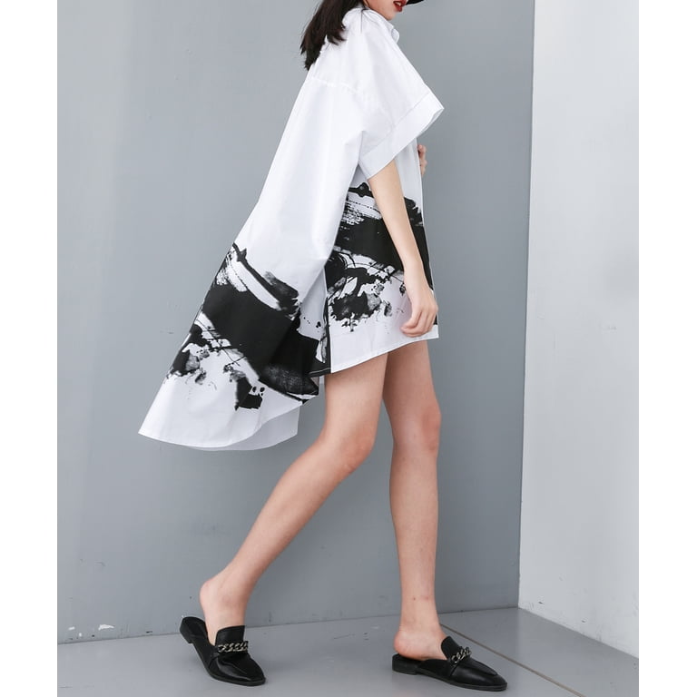 oversized batwing sleeve shirt dress Oversized Batwing Sleeves Dress Casual Loose Dress Plus Size Clothing Adjustable Waist Dress Linen Cotton Dropped Shoulder Dress F38