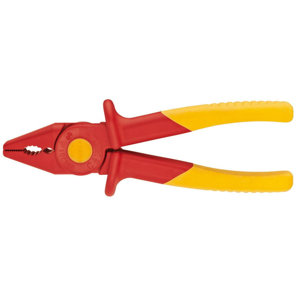 KNIPEX Tools 98 62 01, Snipe Nose Plastic Pliers 1000V Insulated