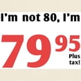 thumbnail image 3 of CafePress - Funny Tax 80Th Birthday Light T Shirt - Men's Classic Graphic T-Shirt, 3 of 4
