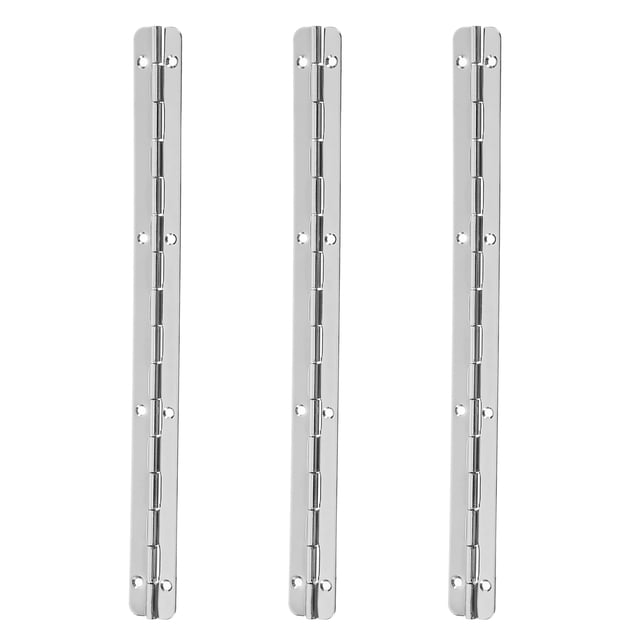 BRIGHTFUFU 3pcs plegable bisagras continuas de 180 grados bisagra de piano largas bisagras para la caja de madera del gabinete