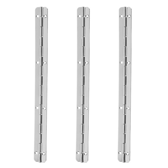 Parvistic 3pcs Folding Continuous Hinges 180 Degree Piano Hinge Long Hinges for Cabinet Wooden Box