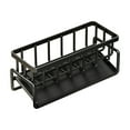 thumbnail image 1 of ZheElen Durable Carbon Steel Sponge Rack Integrated Easy To Assemble Rabbit Perforated Kitchen Storage Rack Black rodless, 1 of 6