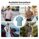 thumbnail image 5 of Fotbe Cute Shark Camiseta Polo de Golf para Hombre con Estampado – Camisa Deportiva Transpirable con Cuello Abotonado-Small, 5 of 6