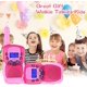 thumbnail image 5 of lote De 2 Jouets Talkie-walkie Roses Pour Les Enfants De 3 12 Ans, Radio Bidirectionnelle Pour Enfants, 8 Canaux, Porte De 3 Km, Parfait Pour L'av, 5 of 5