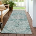 thumbnail image 6 of Addison Rugs Chantille Indoor/Outdoor Traditional Global Teal Washable Runner Rug, 2'3" x 7'6", 6 of 6