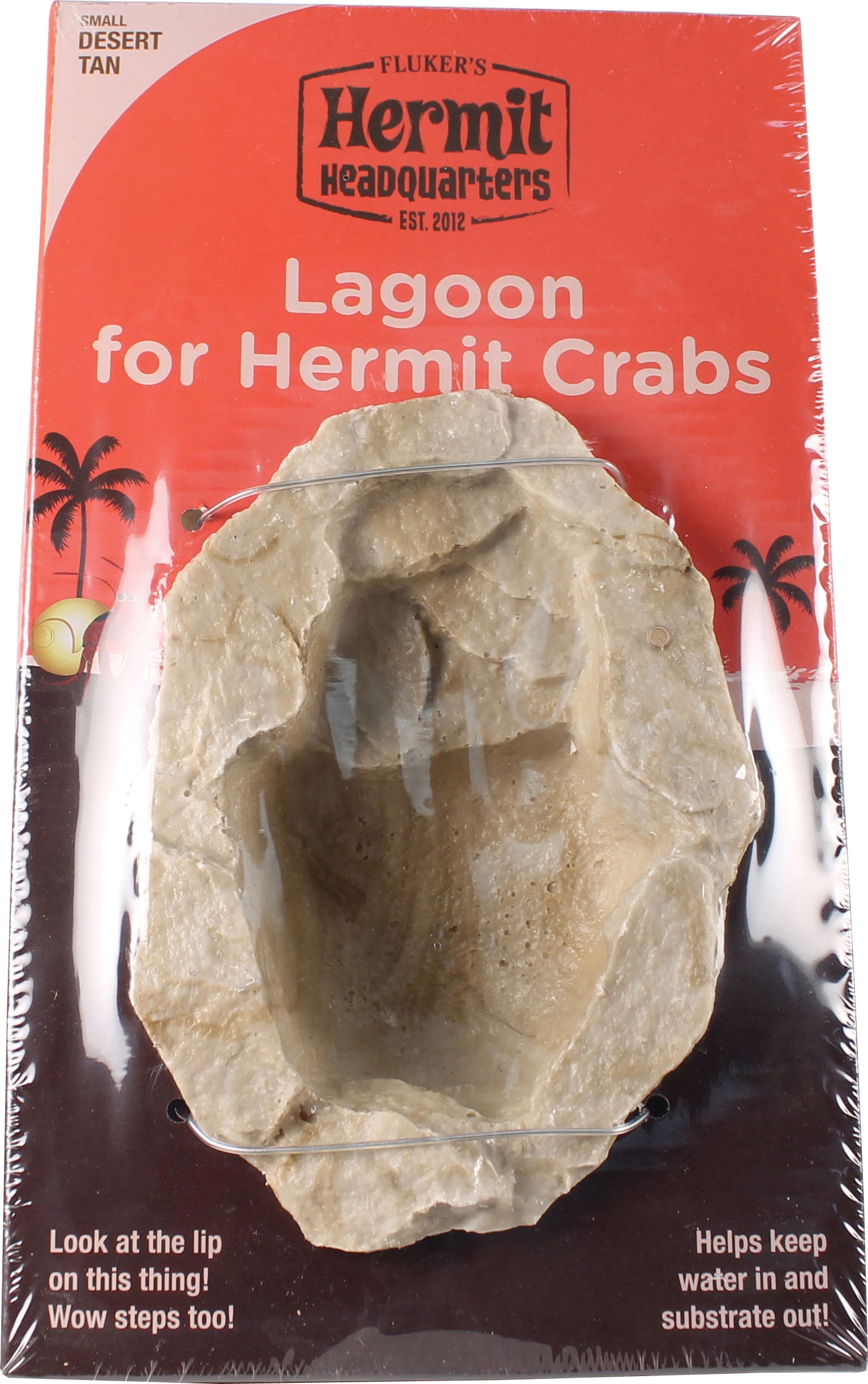 Fluker's Lagoon for Hermit Crabs, Small