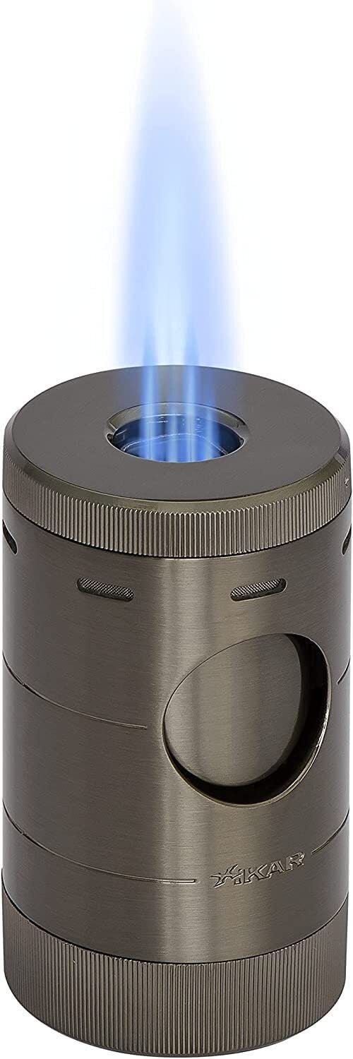 Xikar Volta Quad Flame Table Top Lighter - Gunmetal